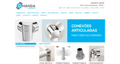 Desktop Screenshot of dmanda.com.br