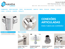 Tablet Screenshot of dmanda.com.br